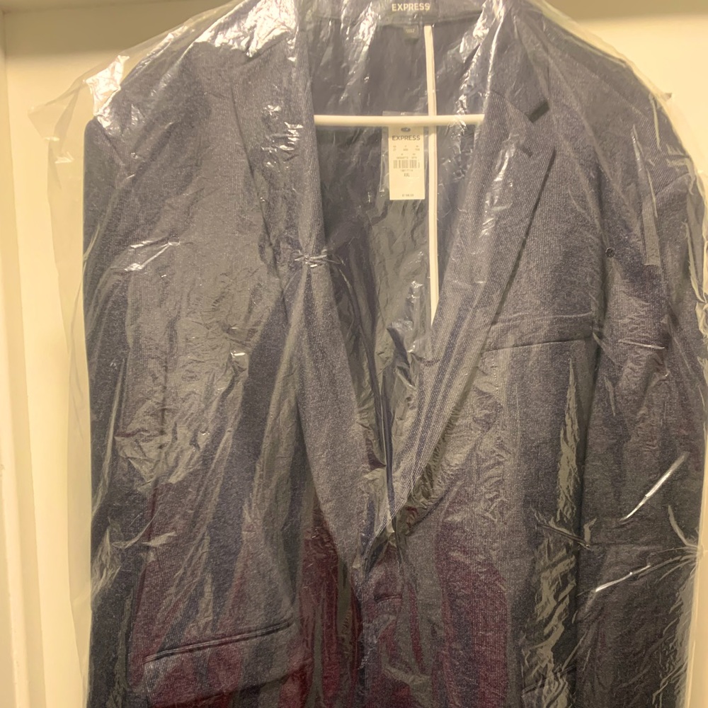 BRAND NEW Navy Express Wool Blaze Slim style Size XXL. Retail price $198.